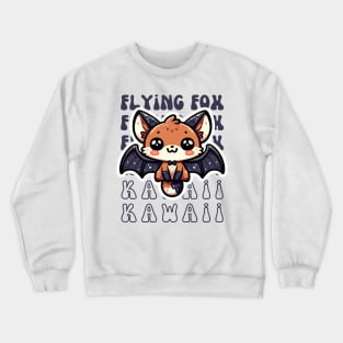 Kawaii Flying Fox Crewneck Sweatshirt